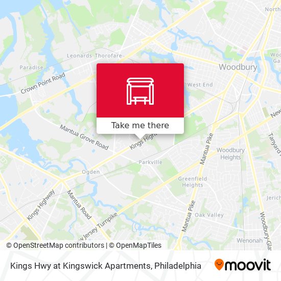 Mapa de Kings Hwy at Kingswick Apartments