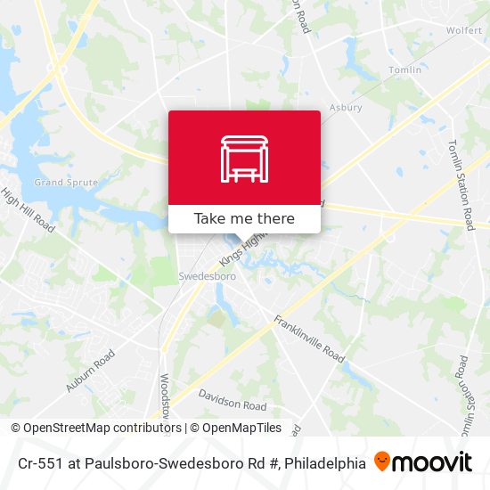 Cr-551 at Paulsboro-Swedesboro Rd # map