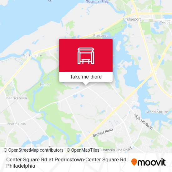Center Square Rd at Pedricktown-Center Square Rd map