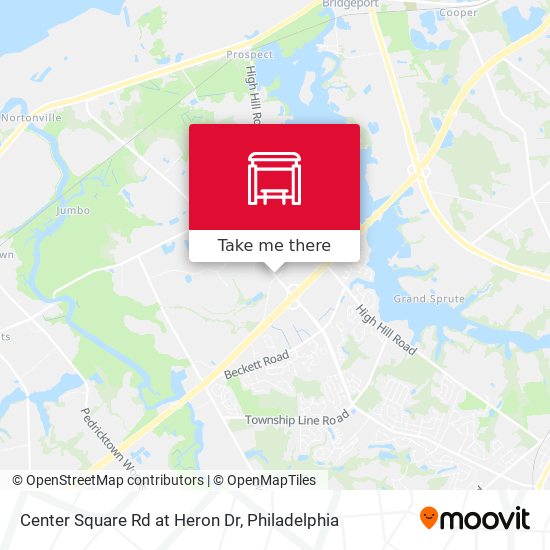 Center Square Rd at Heron Dr map