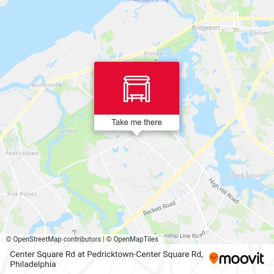 Center Square Rd at Pedricktown-Center Square Rd map