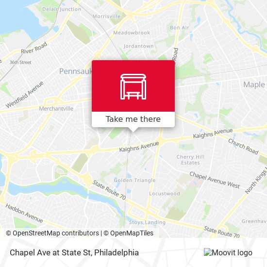 Chapel Ave at State St map