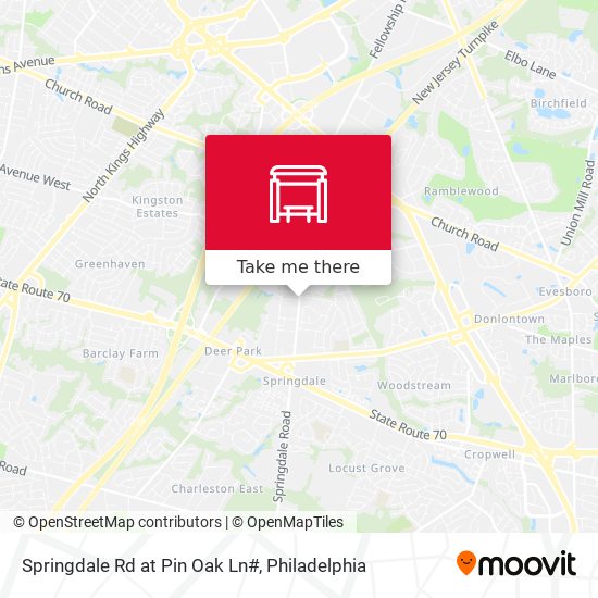 Mapa de Springdale Rd at Pin Oak Ln#