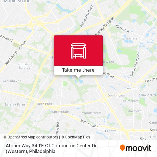 Atrium Way 340'E Of Commerce Center Dr. (Western) map