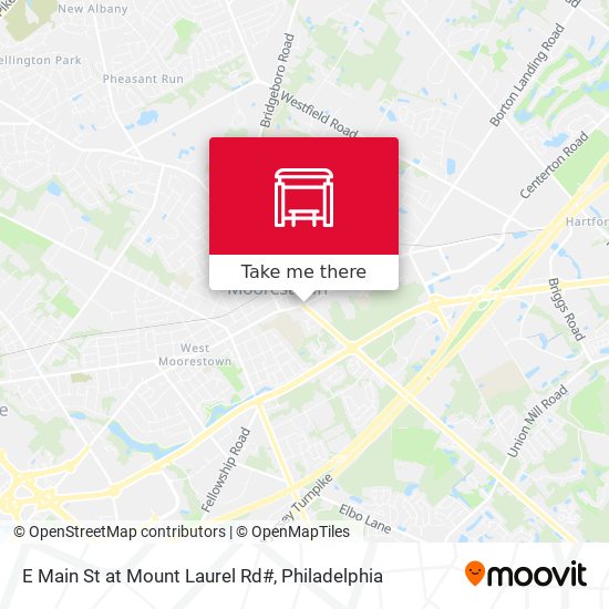 Mapa de E Main St at Mount Laurel Rd#