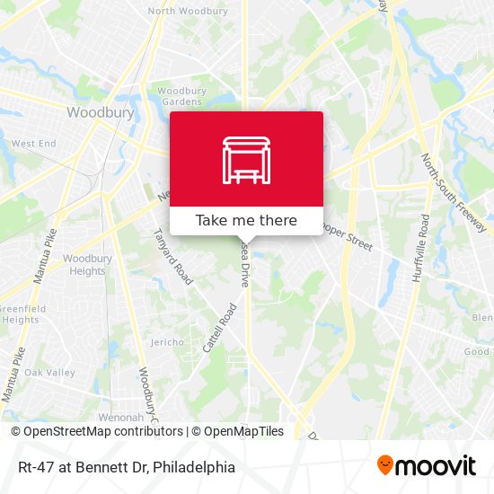 Rt-47 at Bennett Dr map