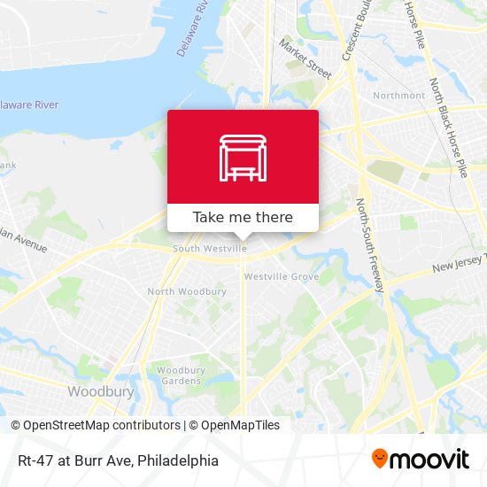 Rt-47 at Burr Ave map