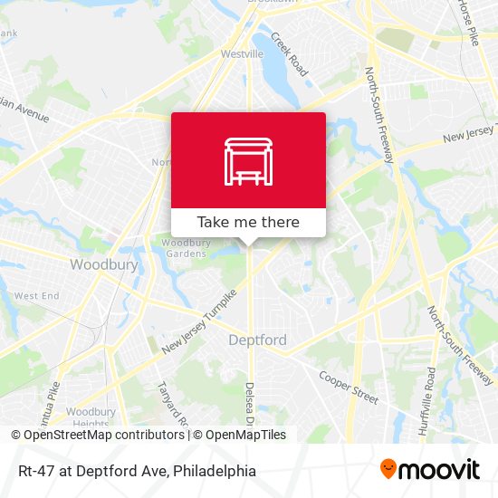 Rt-47 at Deptford Ave map