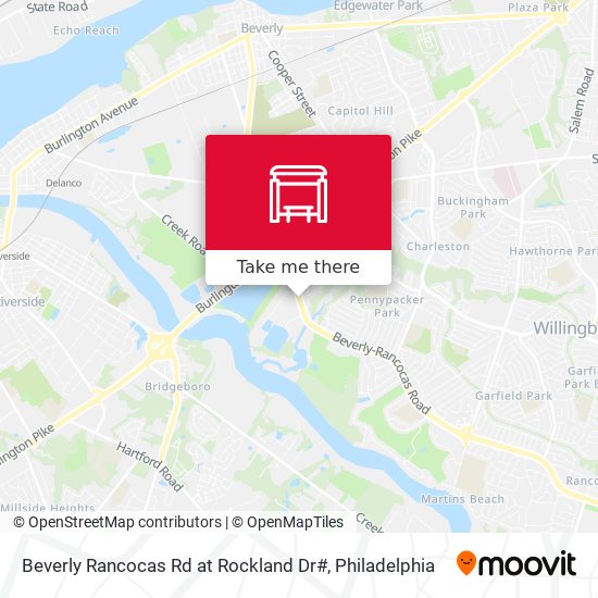Beverly Rancocas Rd at Rockland Dr# map