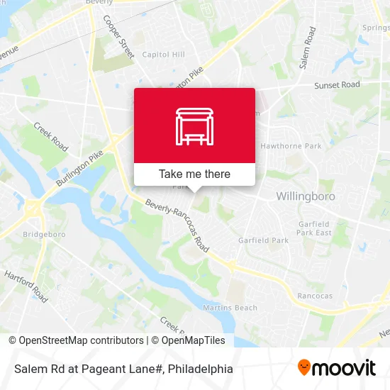 Salem Rd at Pageant Lane# map