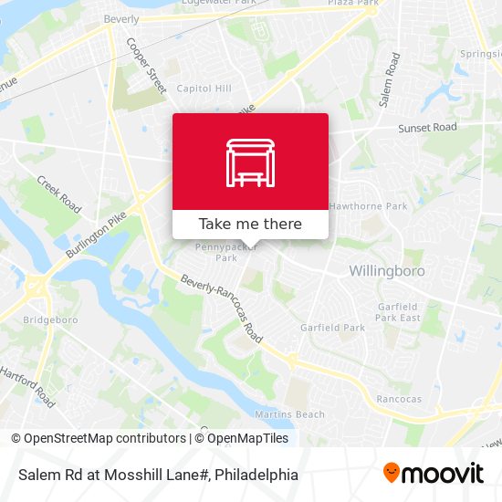 Mapa de Salem Rd at Mosshill Lane#