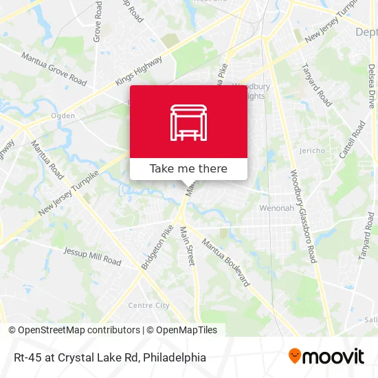 Rt-45 at Crystal Lake Rd map