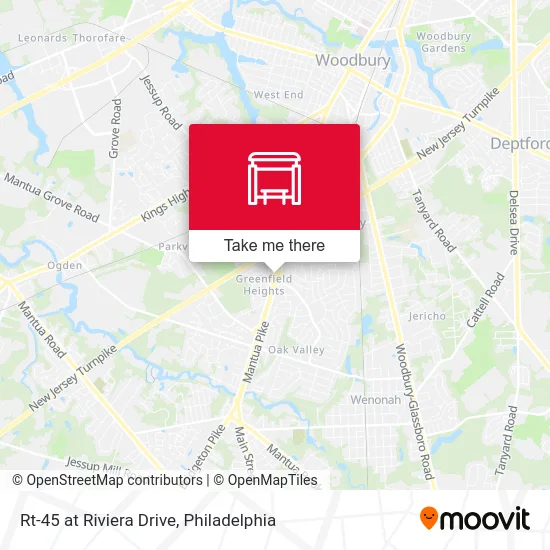 Rt-45 at Riviera Drive map