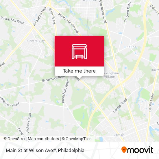Main St at Wilson Ave# map