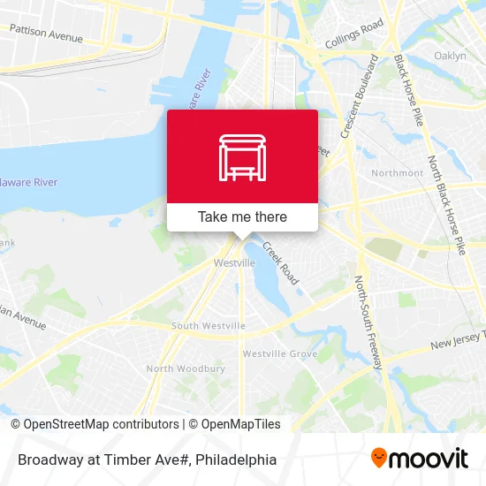 Broadway at Timber Ave# map