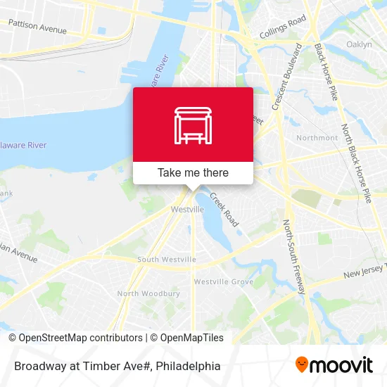 Broadway at Timber Ave# map
