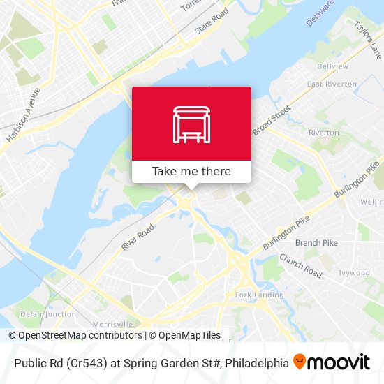 Public Rd (Cr543) at Spring Garden St# map