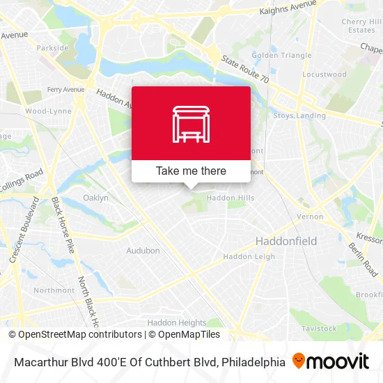 Macarthur Blvd 400'E Of Cuthbert Blvd map