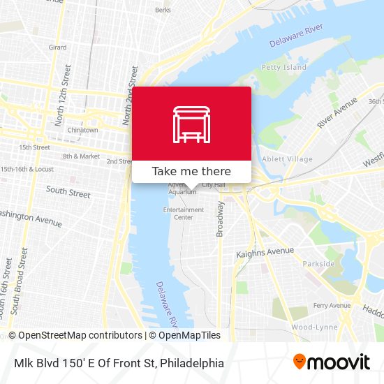 Mlk Blvd 150' E Of Front St map