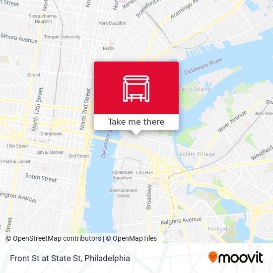 Mapa de Front St at State St