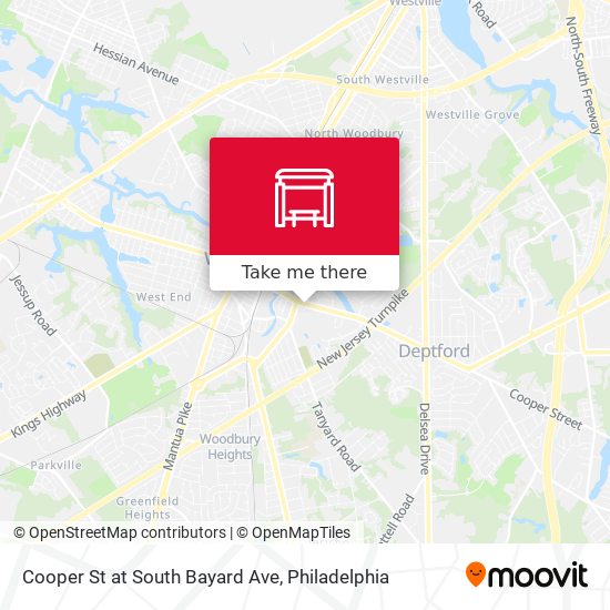 Mapa de Cooper St at South Bayard Ave