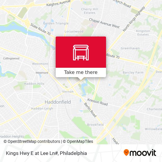Kings Hwy E at Lee Ln# map