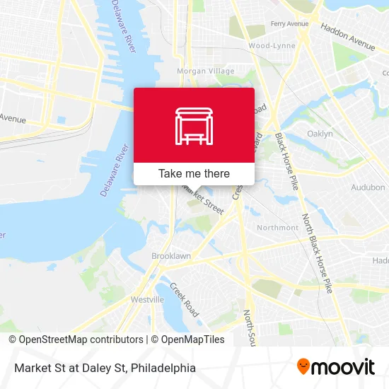 Market St at Daley St map