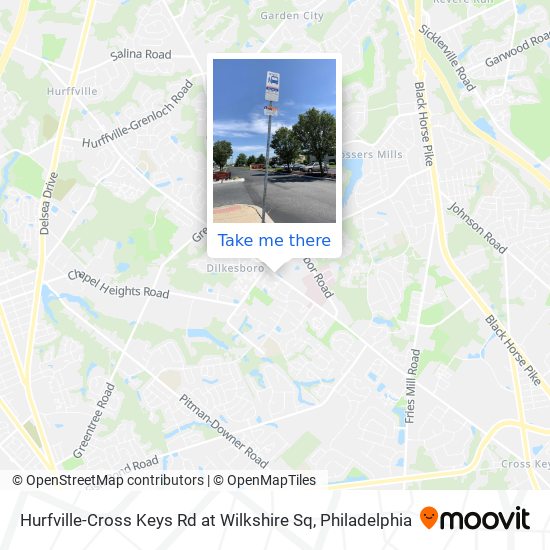 Mapa de Hurfville-Cross Keys Rd at Wilkshire Sq