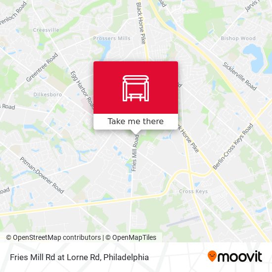 Fries Mill Rd at Lorne Rd map
