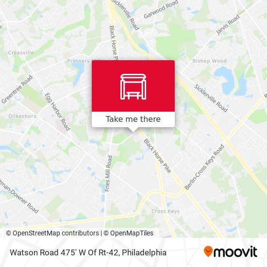 Mapa de Watson Road 475' W Of Rt-42