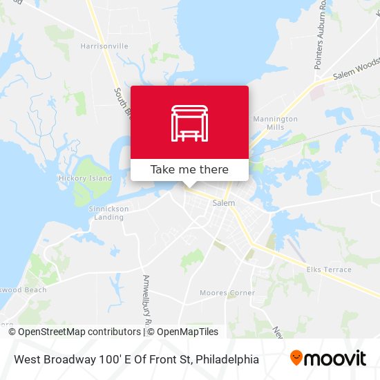 Mapa de West Broadway 100' E Of Front St