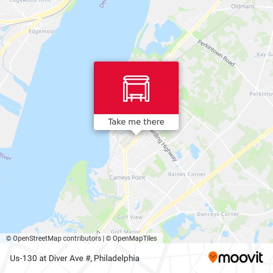 Mapa de Us-130 at Diver Ave #