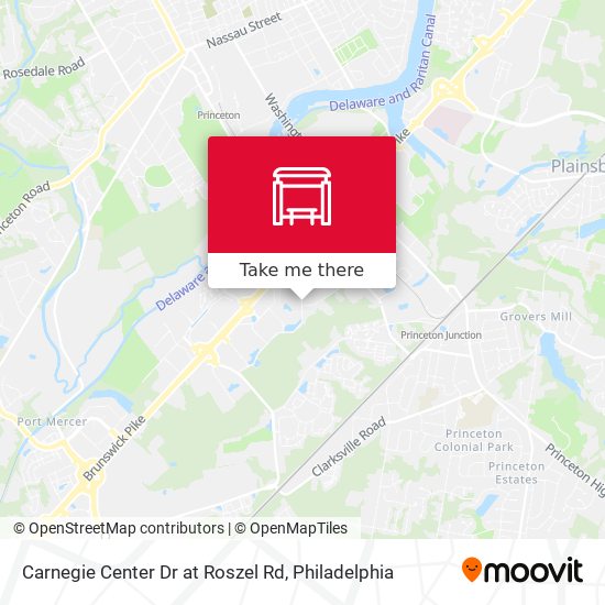 Mapa de Carnegie Center Dr at Roszel Rd