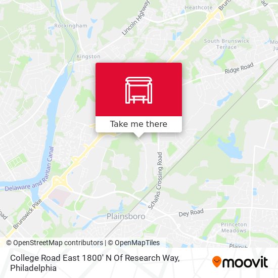 College Road East 1800' N Of Research Way map