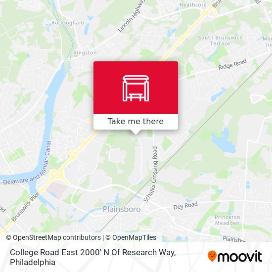 Mapa de College Road East 2000' N Of Research Way