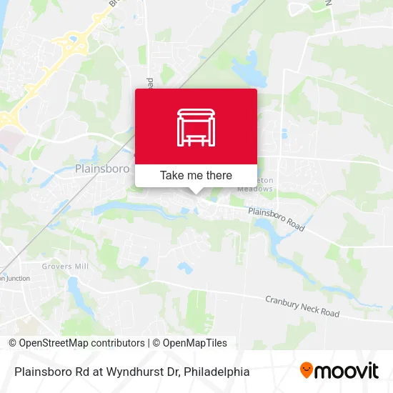 Plainsboro Rd at Wyndhurst Dr map