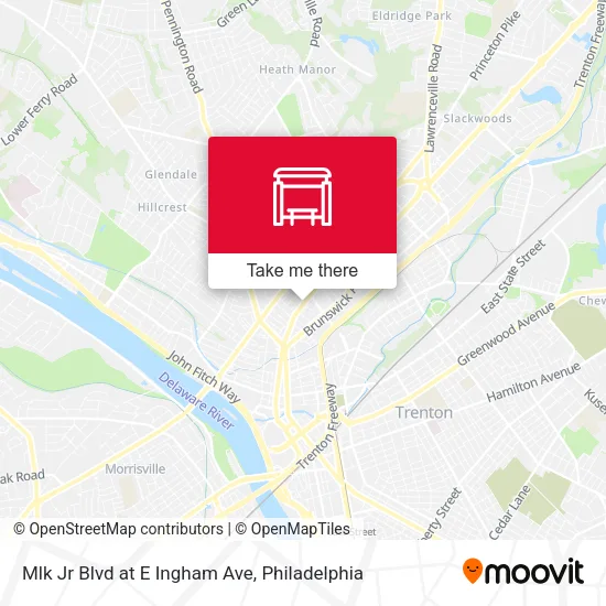 Mlk Jr Blvd at E Ingham Ave map