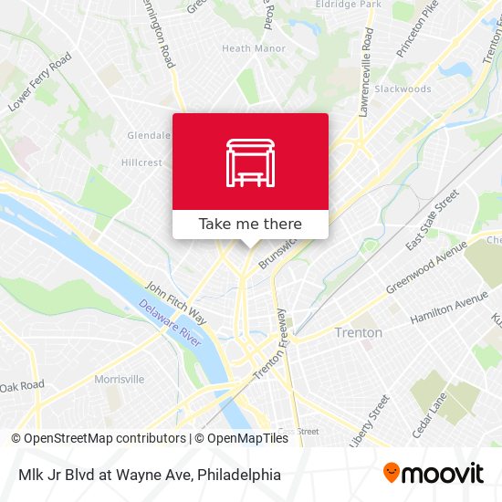 Mlk Jr Blvd at Wayne Ave map