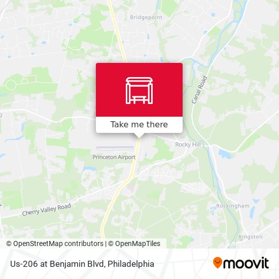 Mapa de Us-206 at Benjamin Blvd