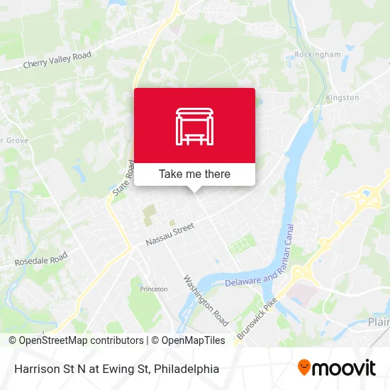 Harrison St N at Ewing St map