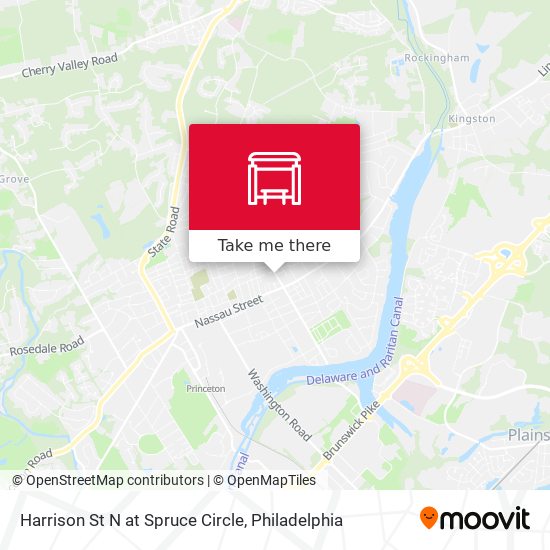 Harrison St N at Spruce Circle map