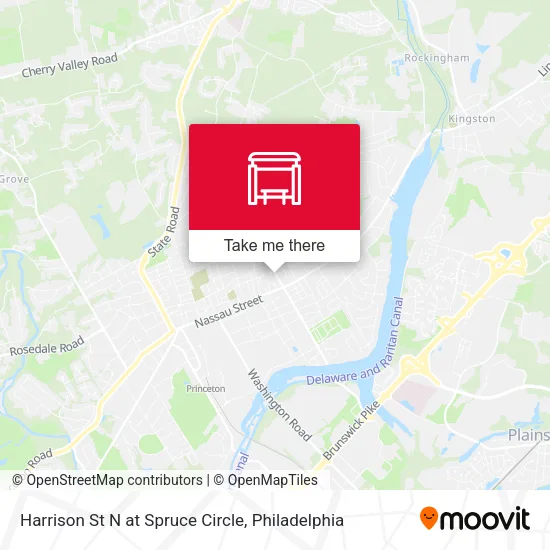 Harrison St N at Spruce Circle map