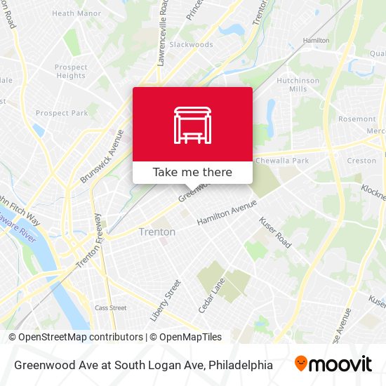 Mapa de Greenwood Ave at South Logan Ave