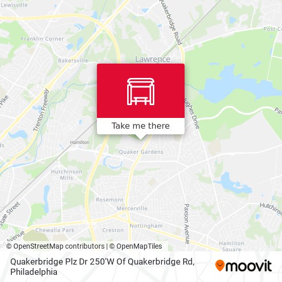 Mapa de Quakerbridge Plz Dr 250'W Of Quakerbridge Rd