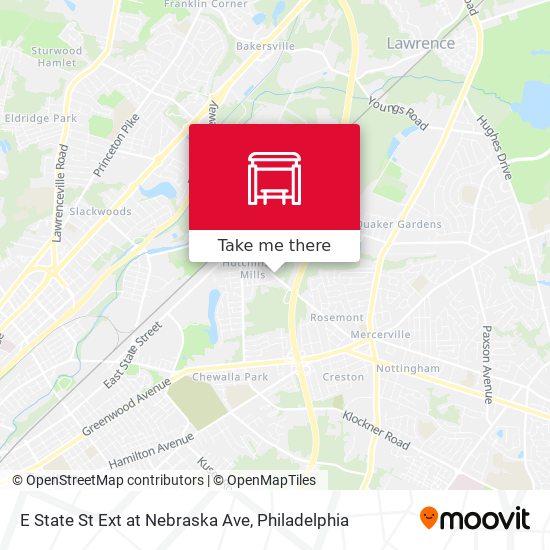 E State St Ext at Nebraska Ave map