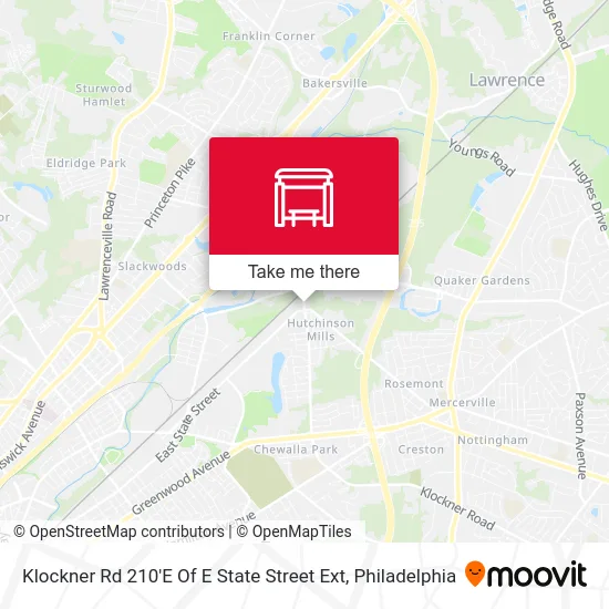 Klockner Rd 210'E Of E State Street Ext map