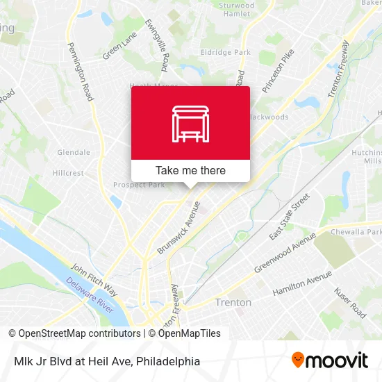 Mlk Jr Blvd at Heil Ave map