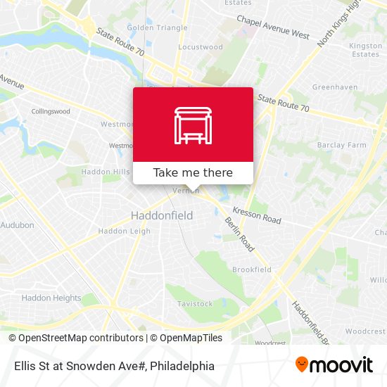 Ellis St at Snowden Ave# map