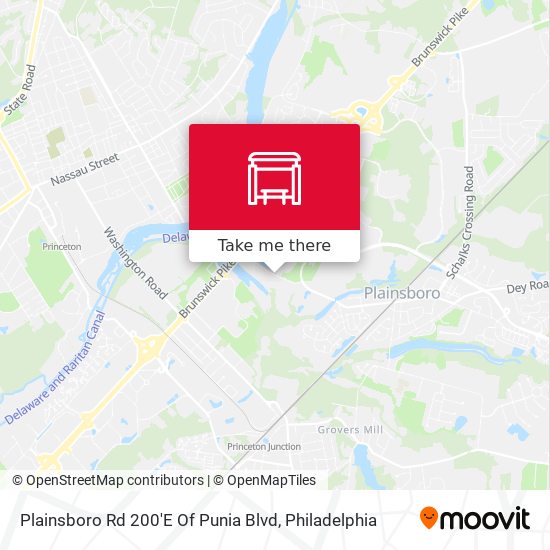 Plainsboro Rd 200'E Of Punia Blvd map