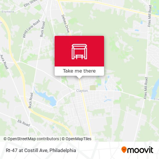 Mapa de Rt-47 at Costill Ave